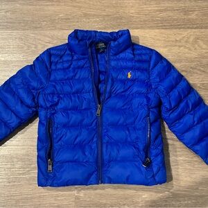Polo by Ralph Lauren Kids Royal Blue Puffer Coat